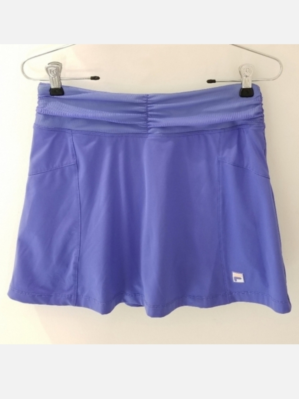 FILA A-Line Athletic Skort Periwinkle & Neon Green Sz XS Tennis Golf Active